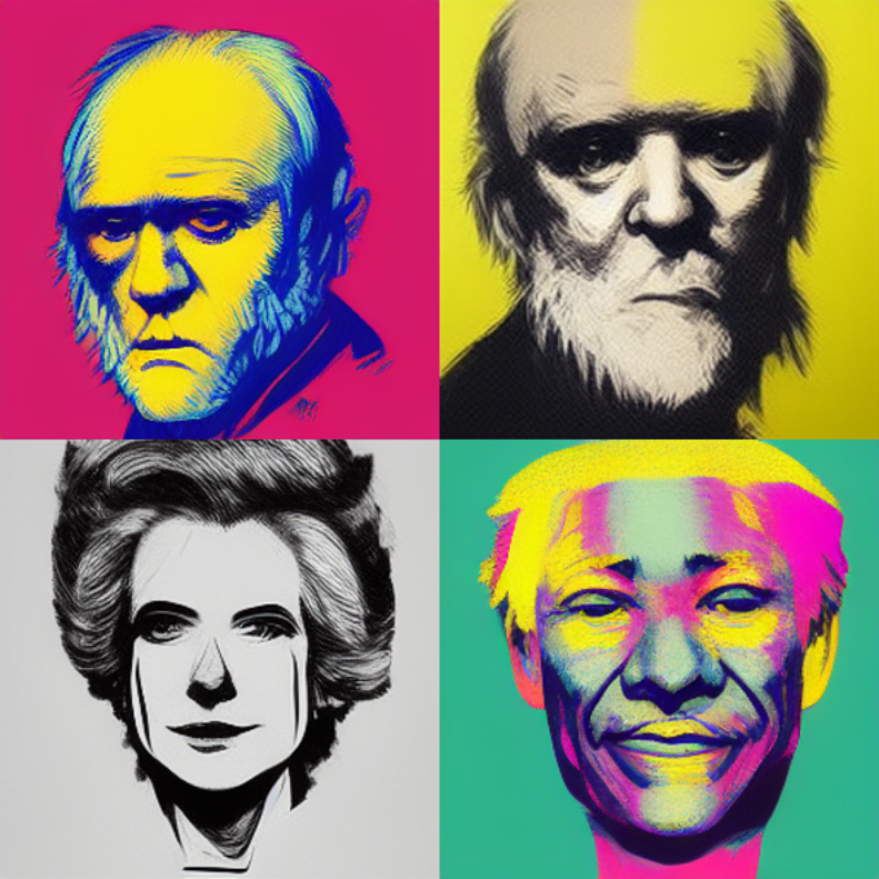 Worldy Warhol #25 static token preview
