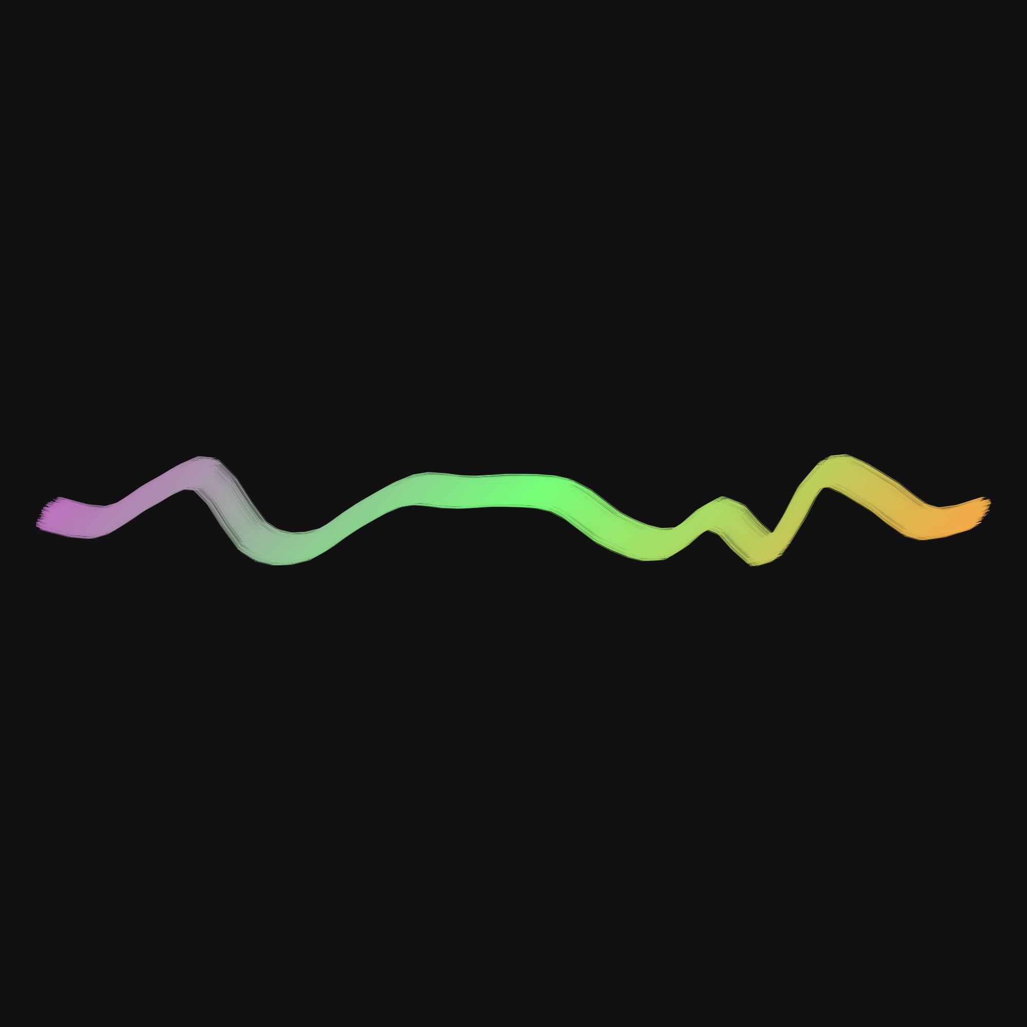 Brush Squigl #54 static NFT preview