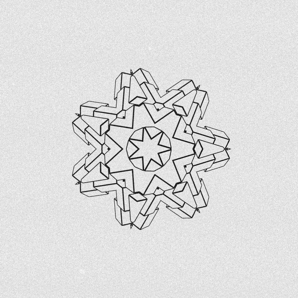 Monochrome Kaleido #347 static token preview