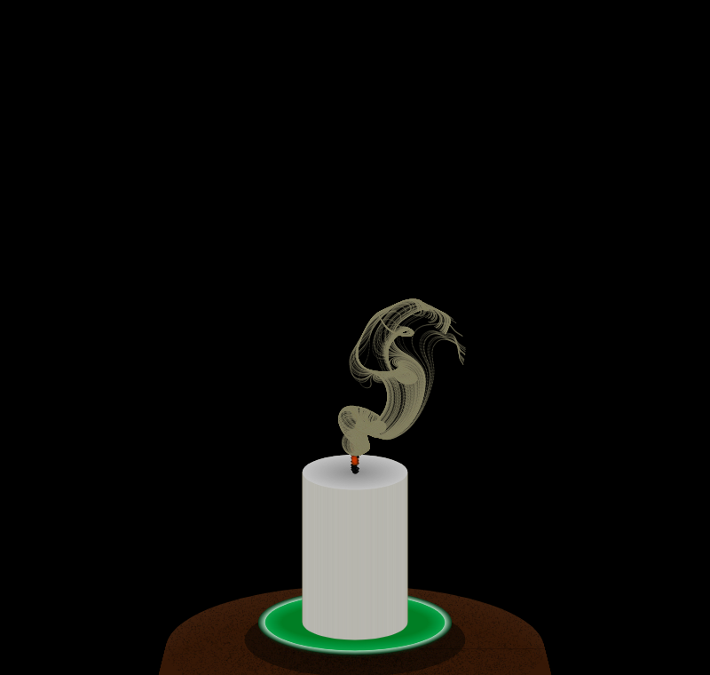 Candle in the Light Breeze #22 static token preview