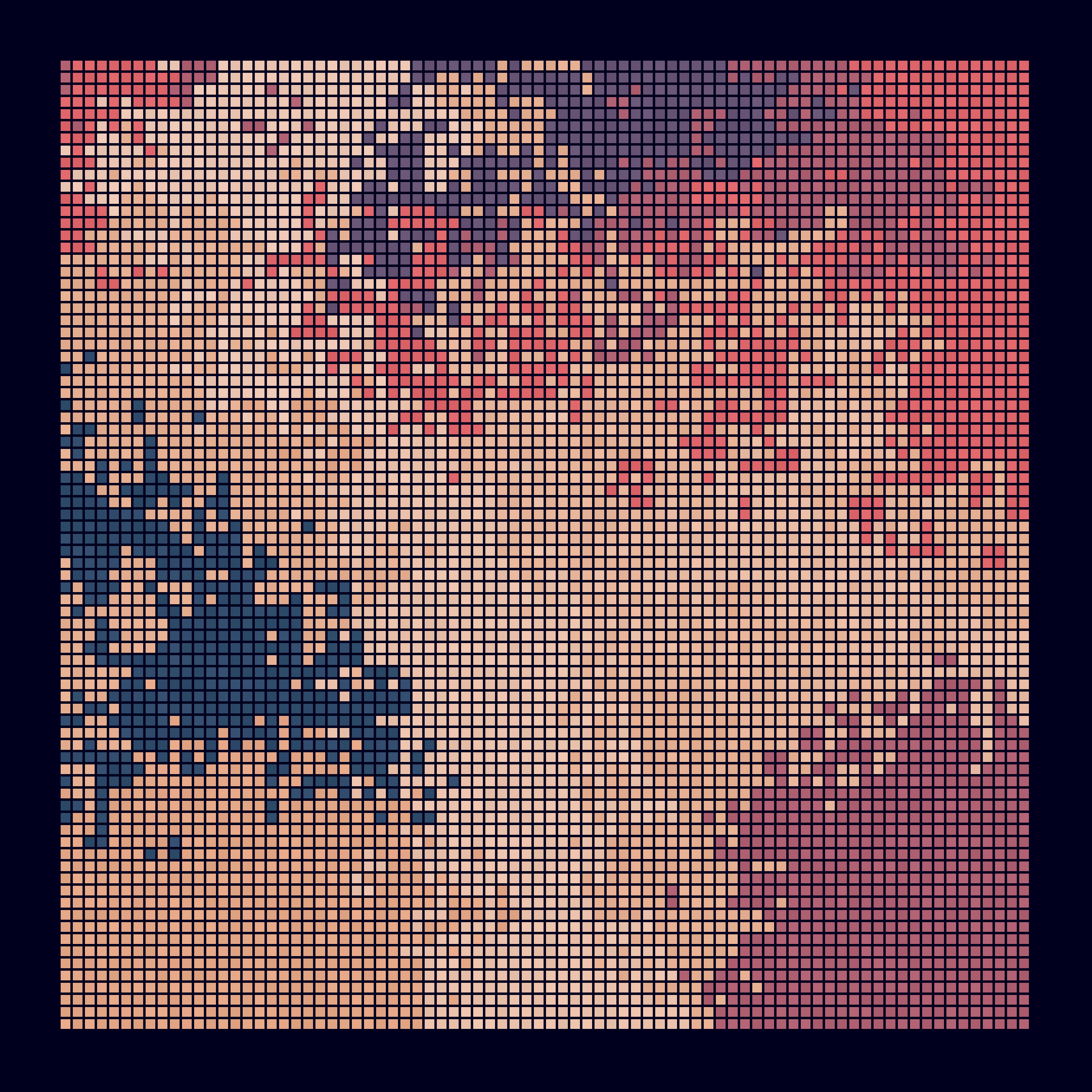 Pixel Blobs #27 static NFT preview