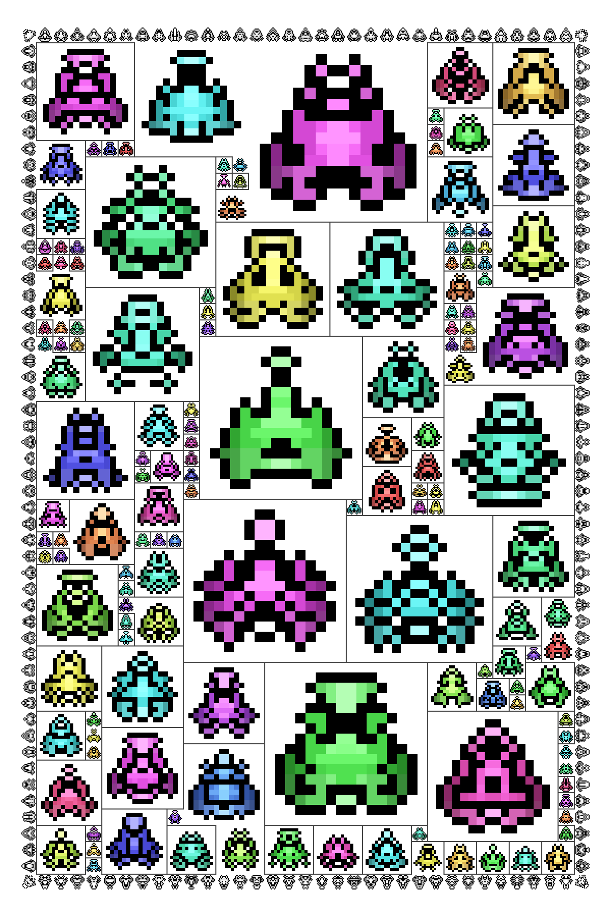 Pixel Spaceships #92 static token preview