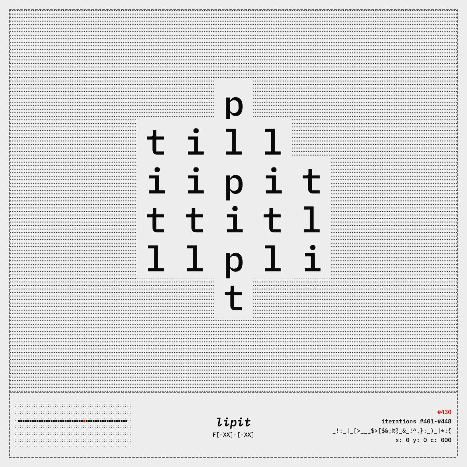 L-Poem #112 static NFT preview