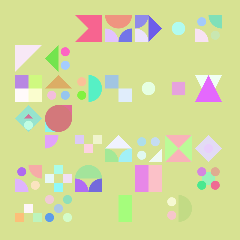Confetti Shapes #62 static NFT preview