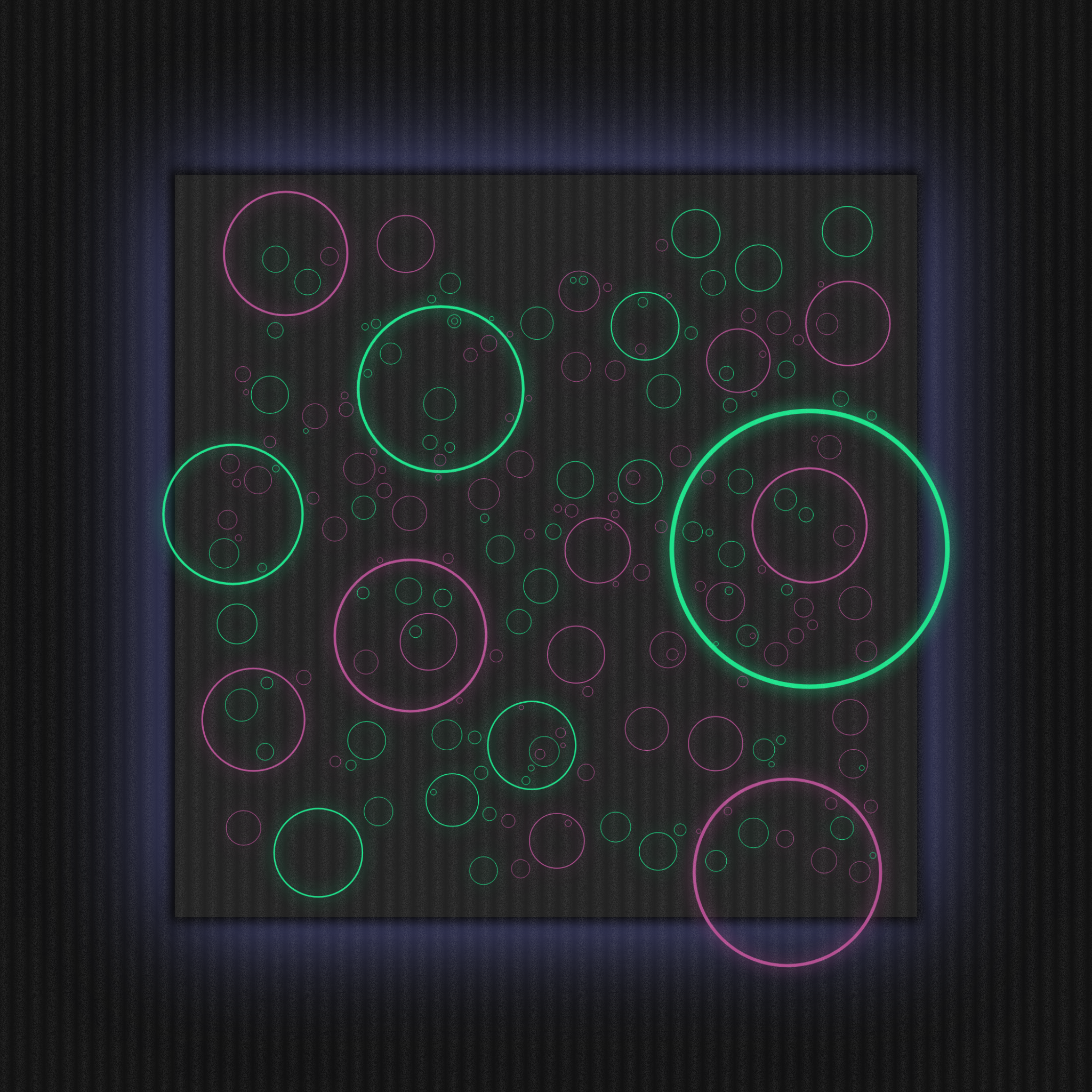 Nevercolliding Circles #44 static token preview