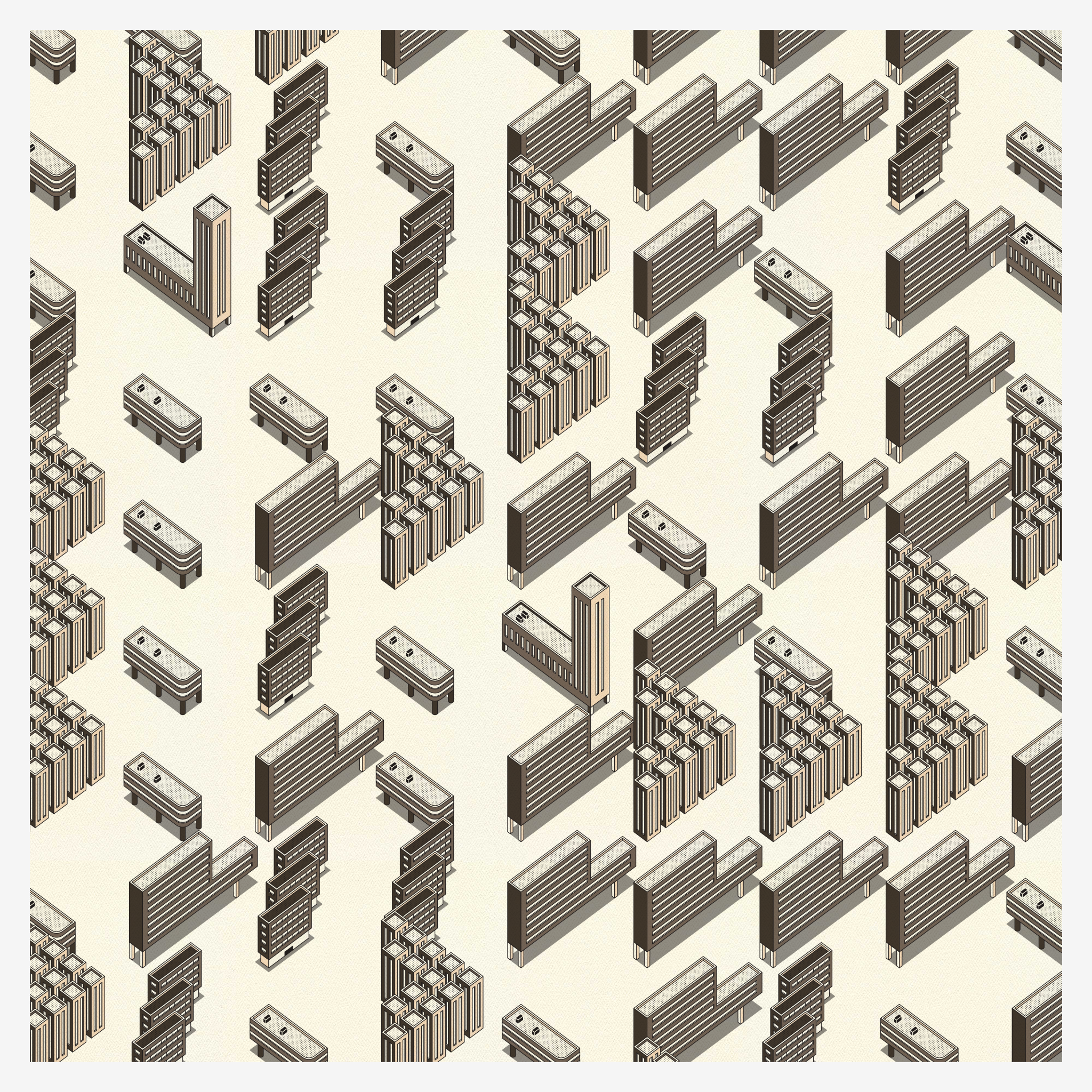 Bauhausstadt #97 static NFT preview