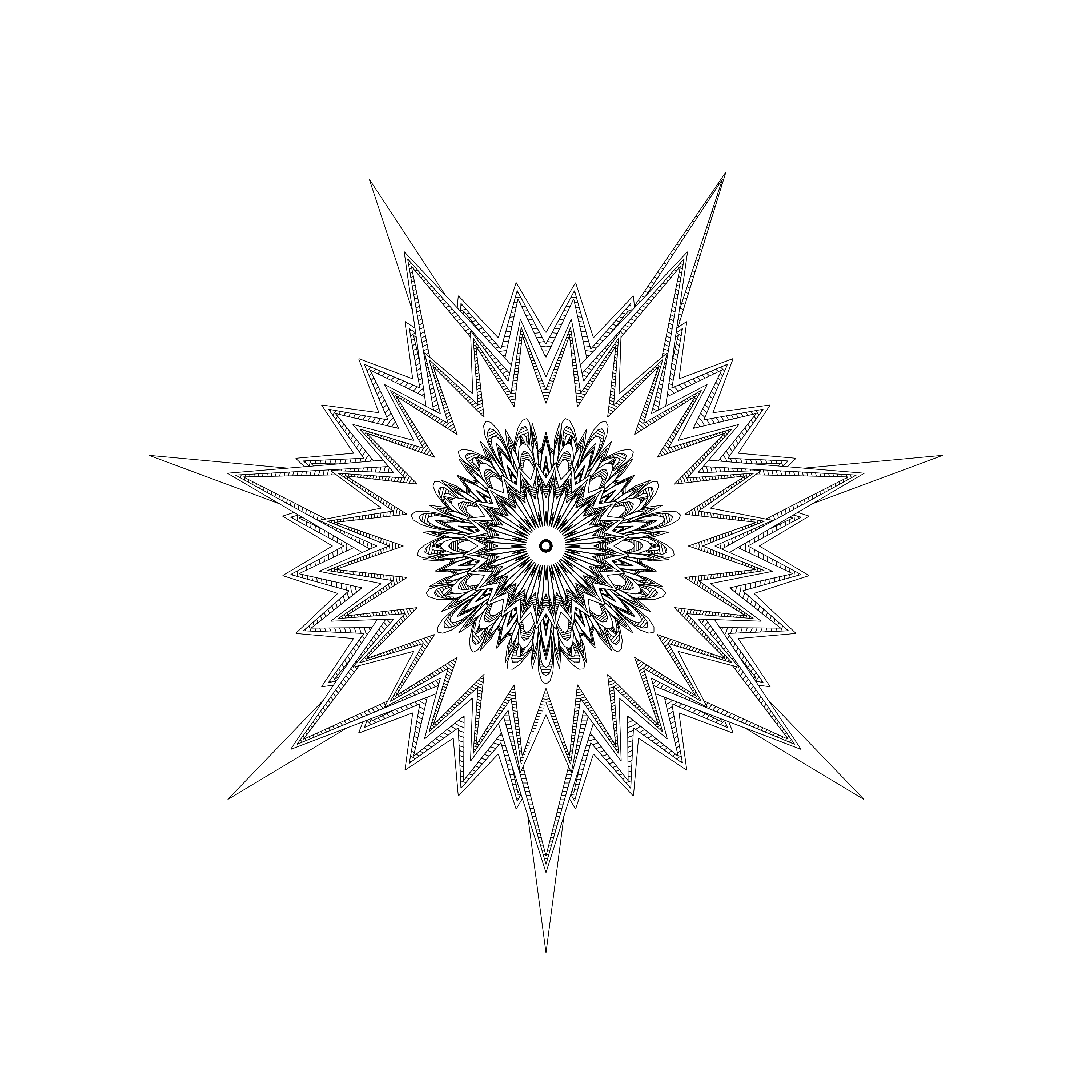 LL21 Mandala #732 static NFT preview