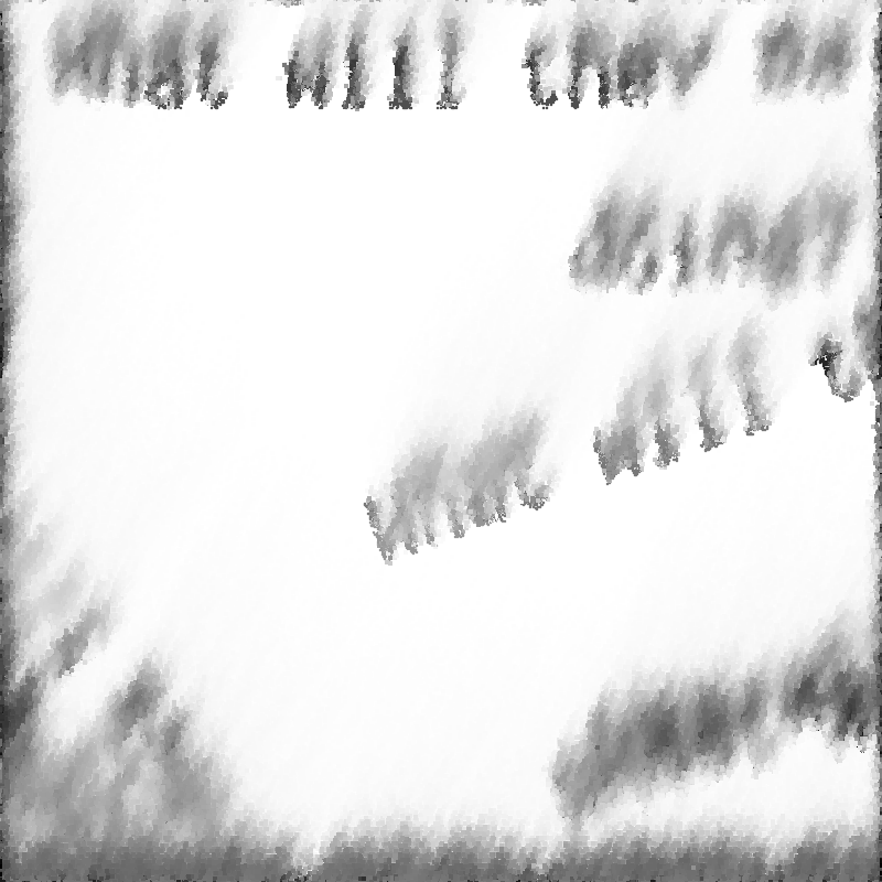 THE WORD AFTER US: An AI poetry unreading #238 static NFT preview