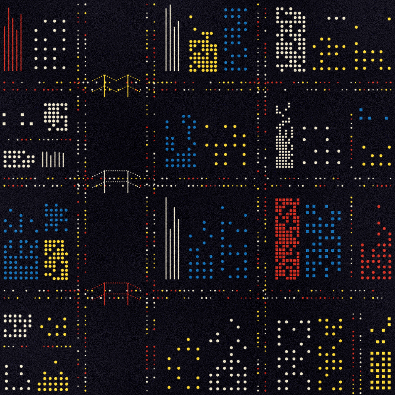 abstract city #32 static NFT preview