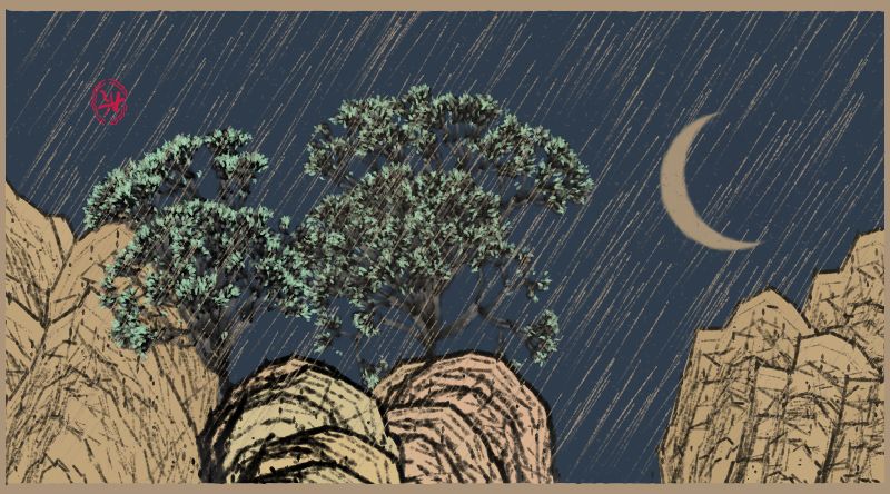 Bloom in the rain #56 static token preview
