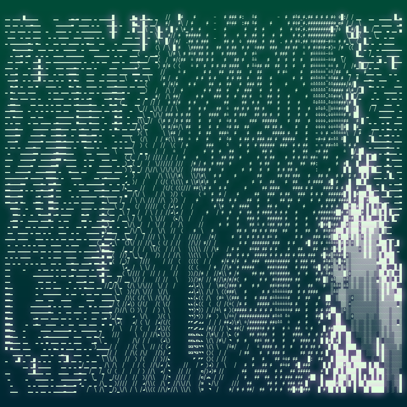 ASCII-SCAPE #147 static token preview