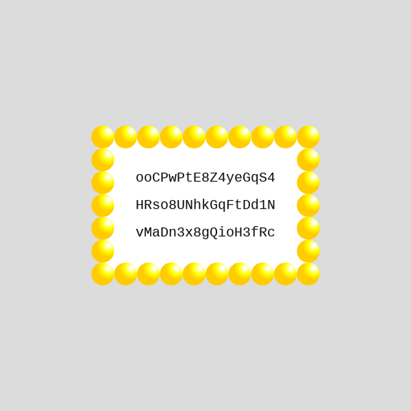Frame of the operation hash #81 static token preview