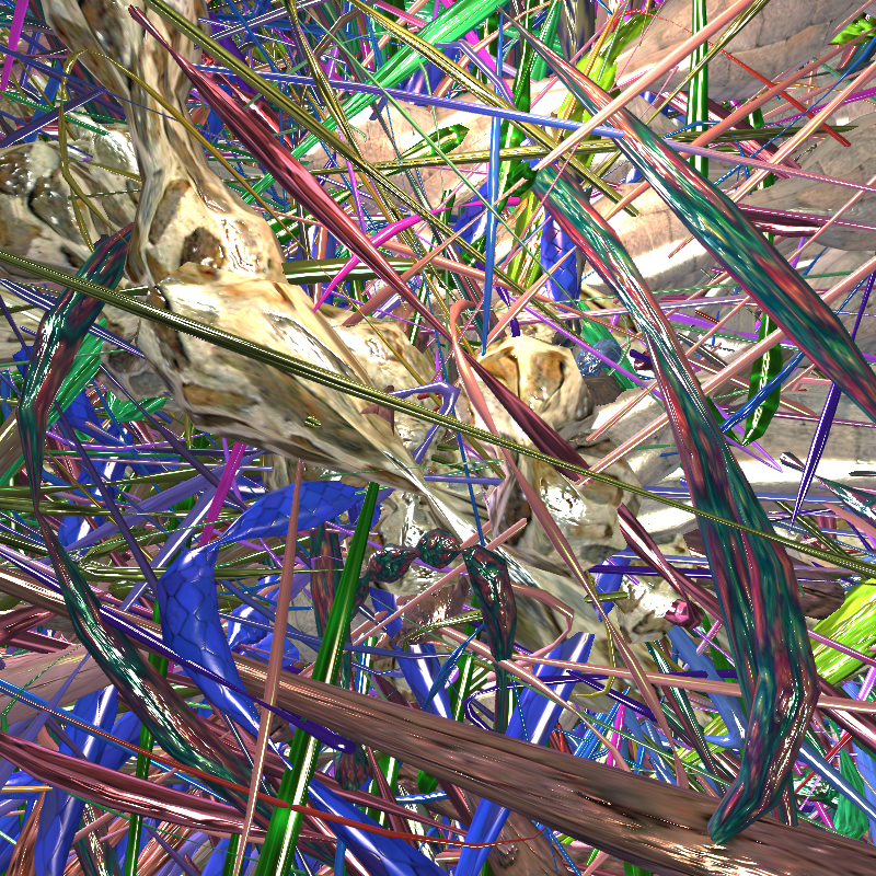 Prismatic Thickets #313 static NFT preview