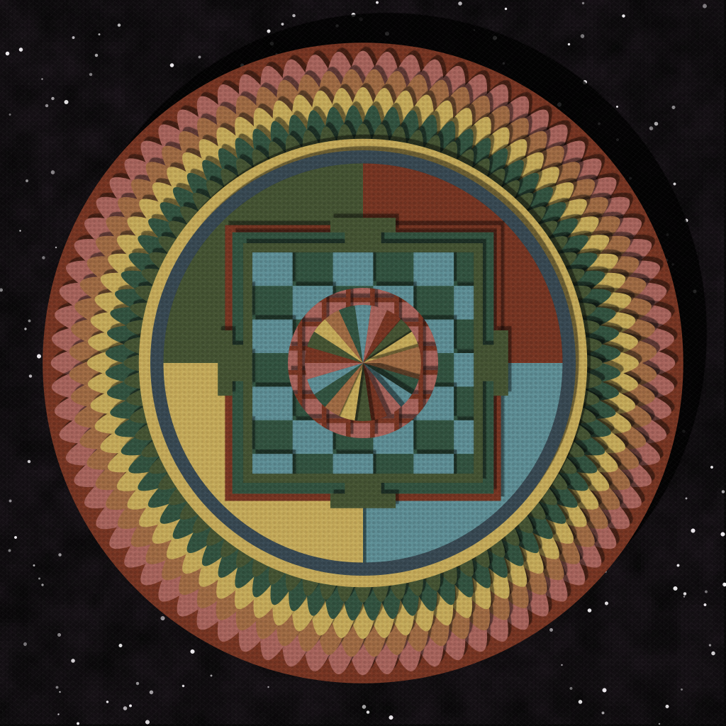 Paper Mandala #242 static token preview