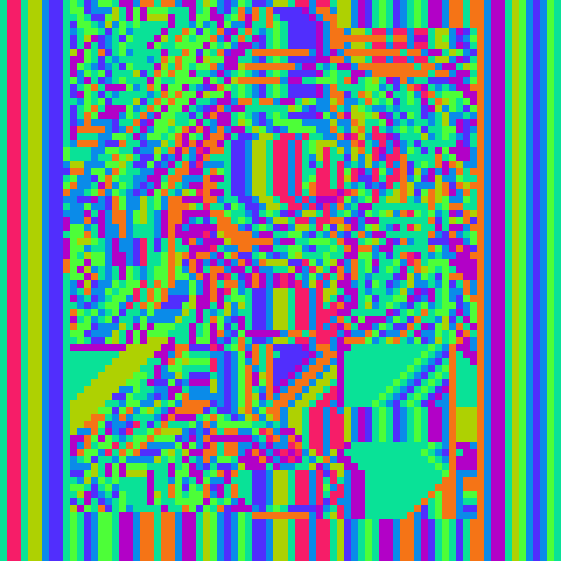 Mosaic #629 static NFT preview