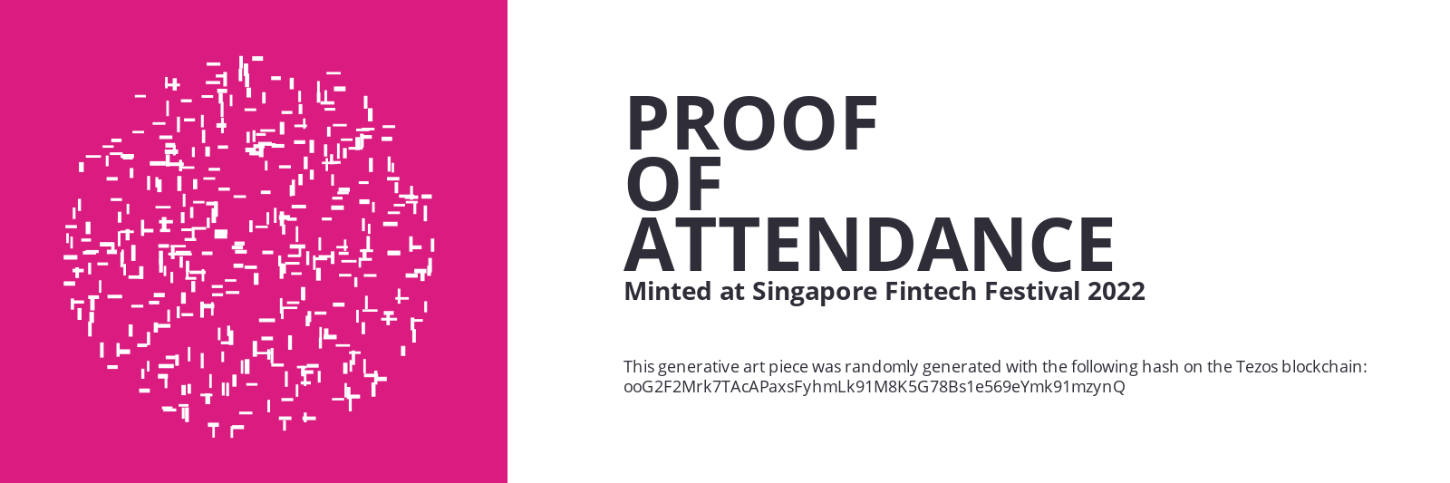 SFF2022 Proof of Attendance Token #1657 static token preview