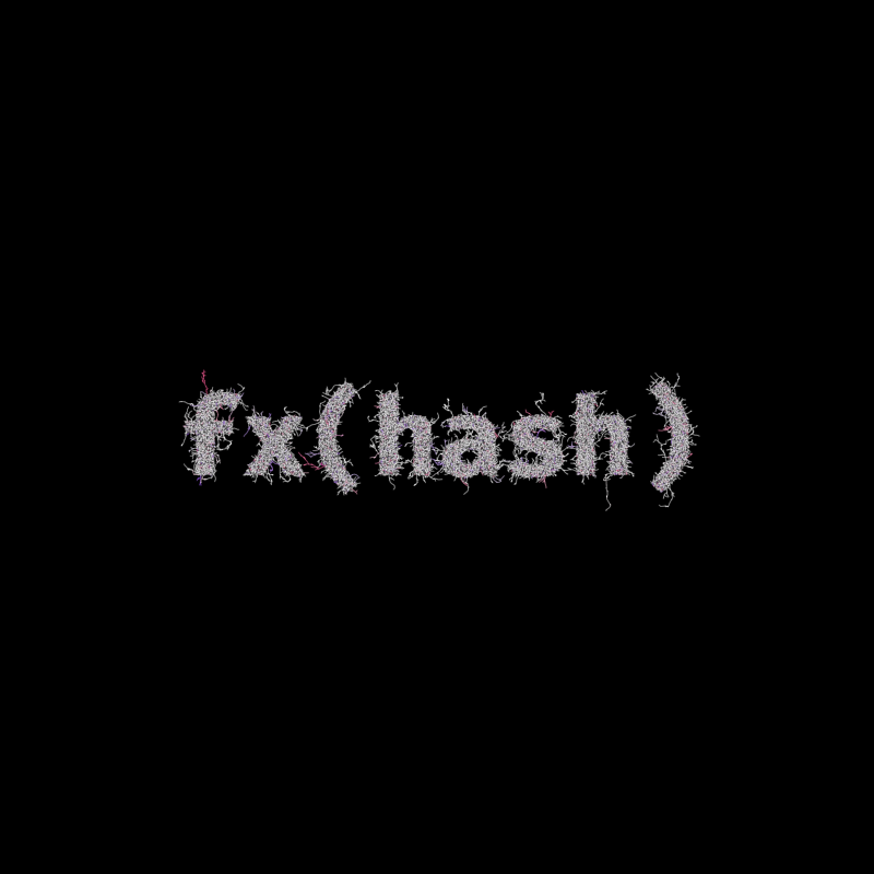 FXHASH Generative Logo #197 static token preview