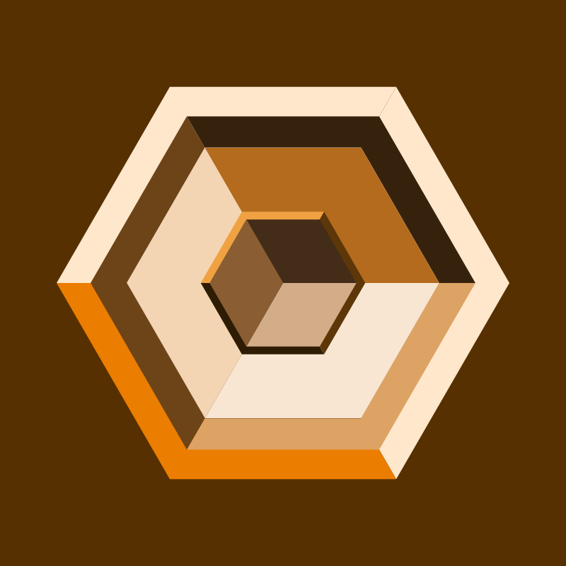 Hexagones - Art for Bots #15 static token preview