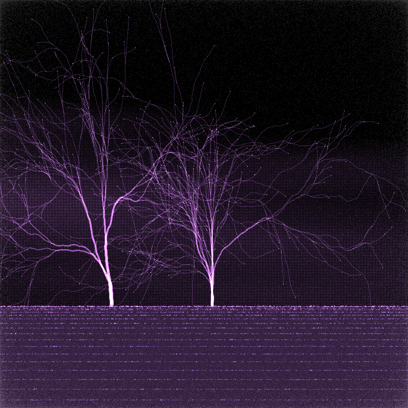 winter trees #48 static NFT preview