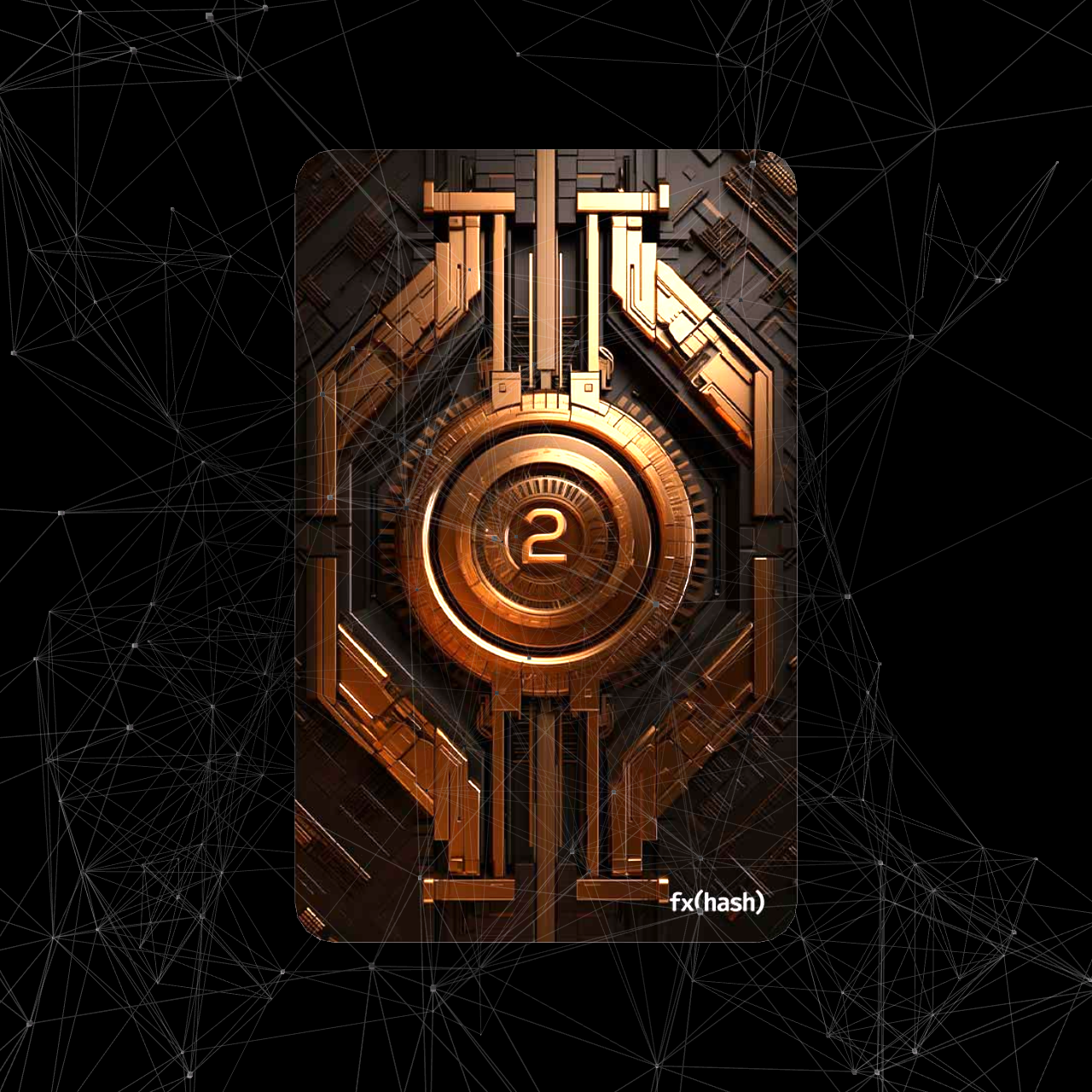 FXHash 2.0 Card #254 static token preview
