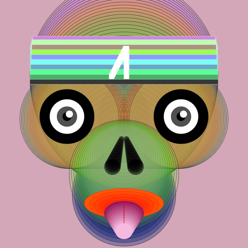 Aka's Ape #186 static NFT preview