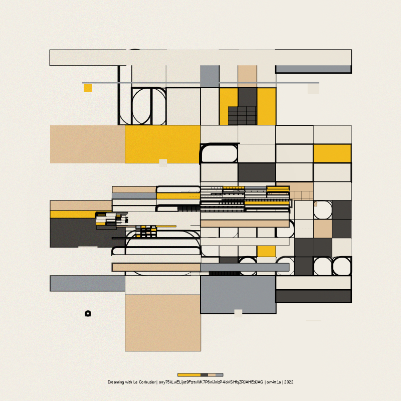 Dreaming with Le Corbusier #51 static NFT preview