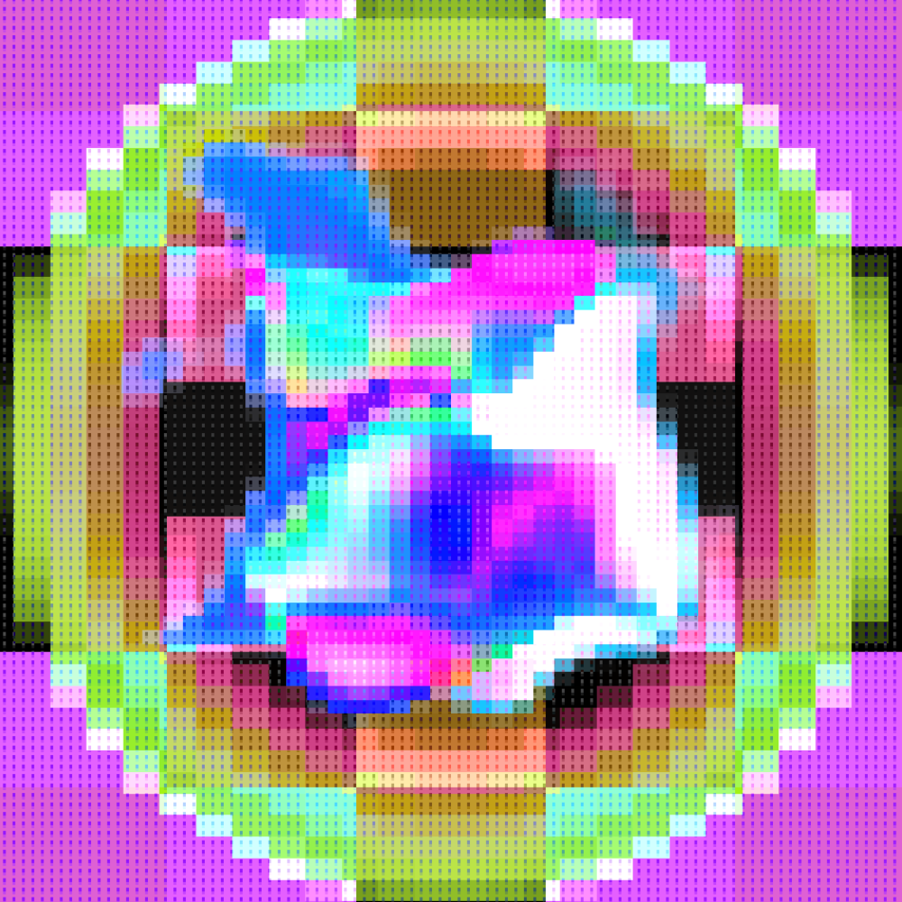 Pixelated Utopian Entity #3 static token preview