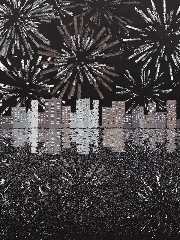 Fireworks #181 static NFT preview