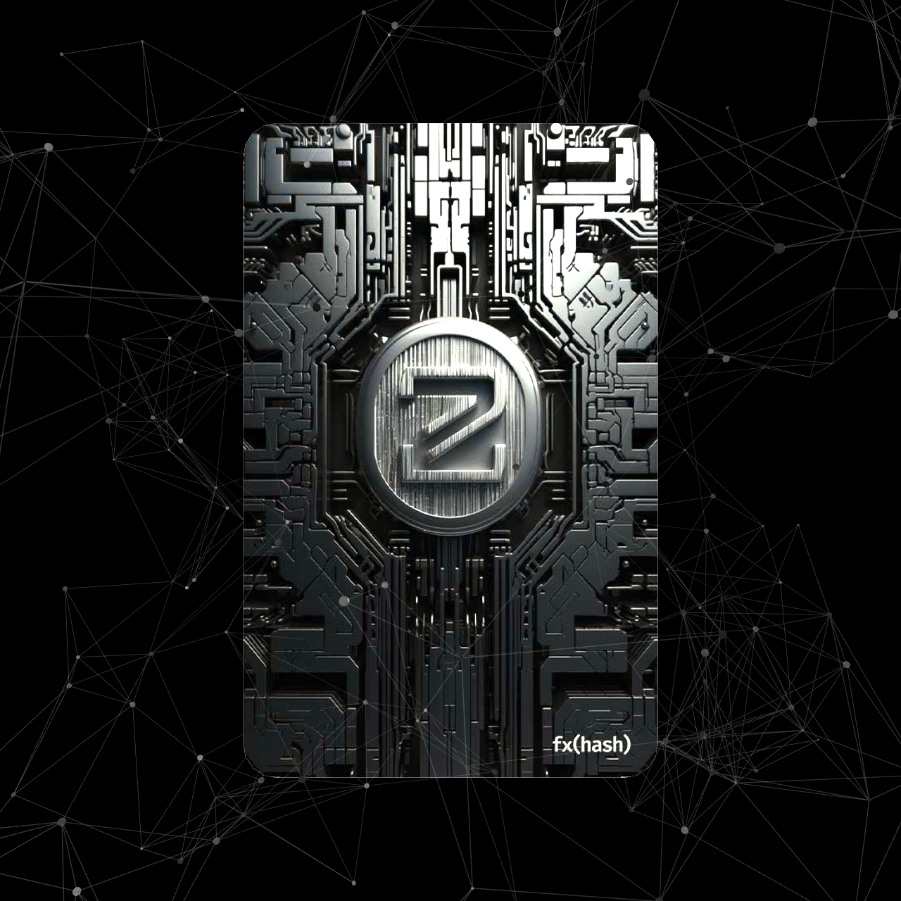 FXHash 2.0 Card #408 static NFT preview