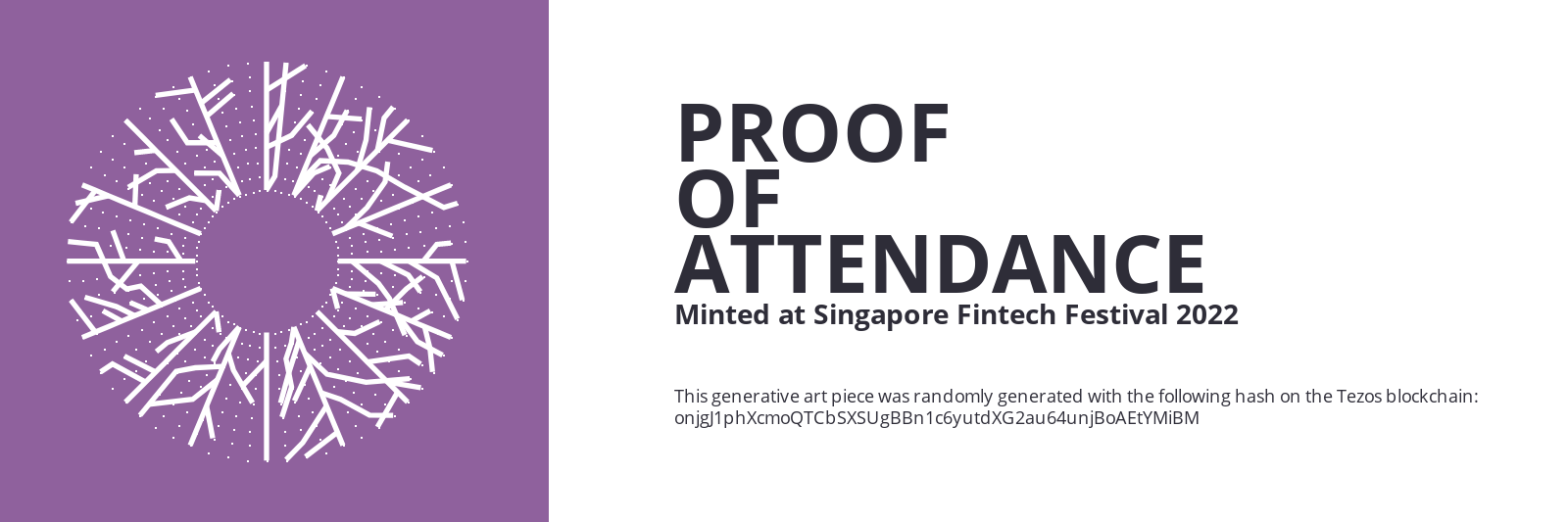 SFF2022 Proof of Attendance Token #1198 static token preview