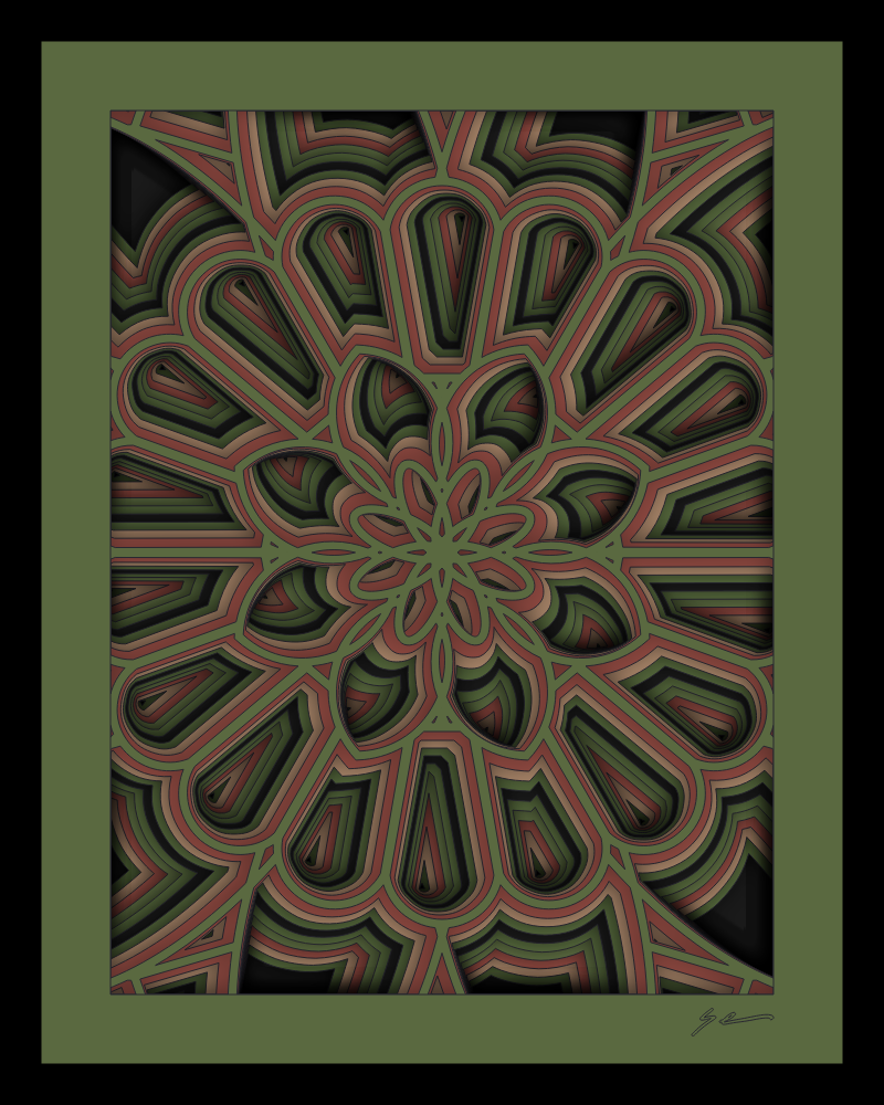 fx(mandala) #250 static NFT preview