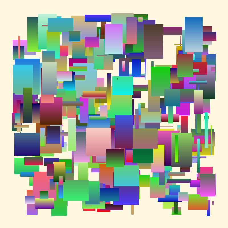 Gradient Rect #185 static NFT preview