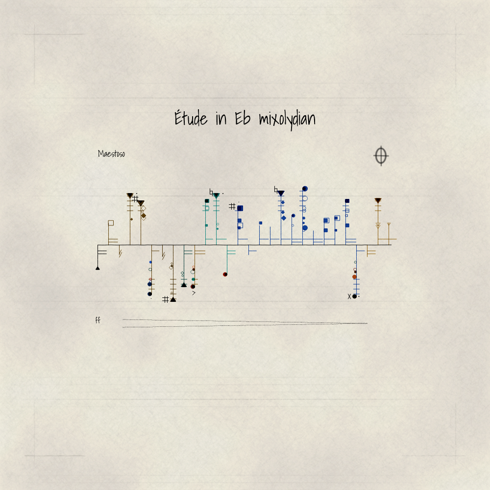 Études(Reissued) #95 static NFT preview