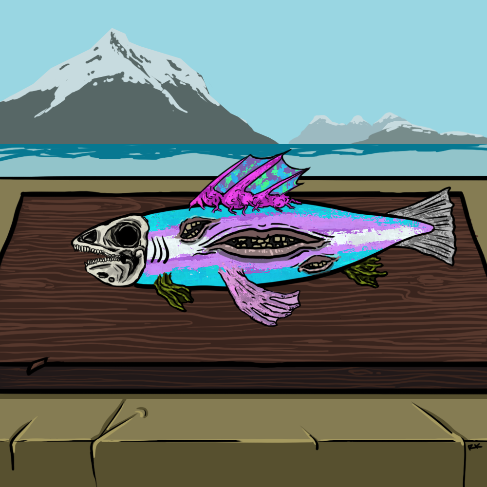 Monstrous Catch #124 static token preview