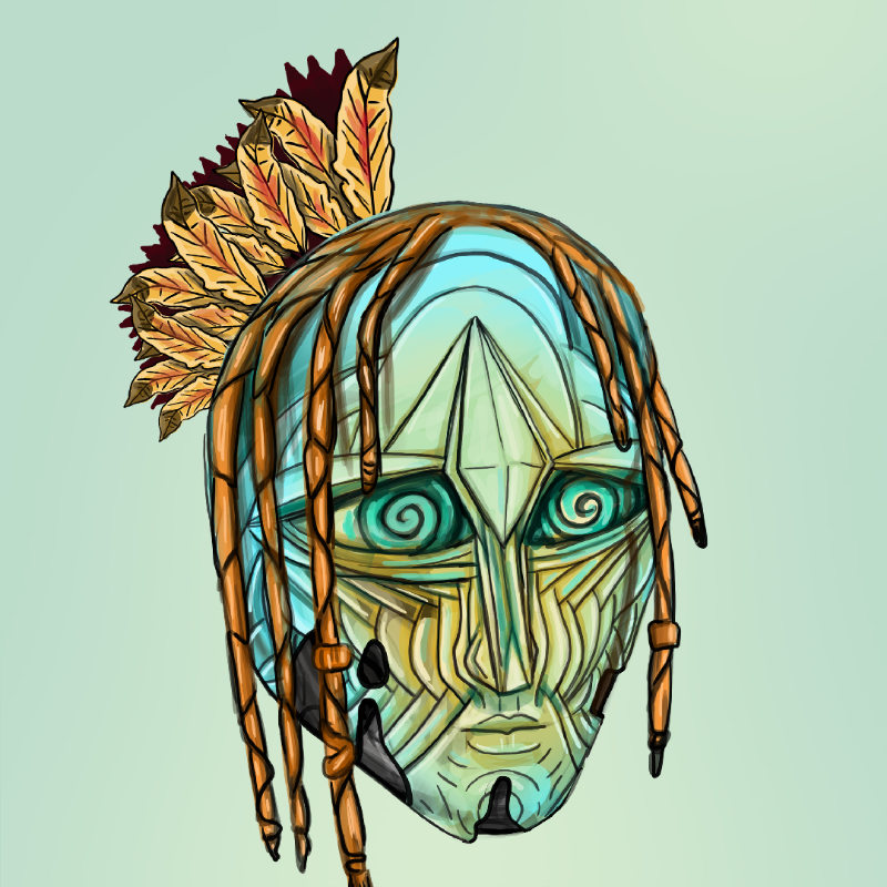 Morixels Colab #3 Ancient smileys #92 static token preview