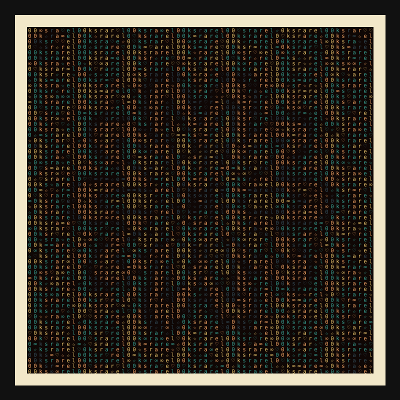 not-so-hidden messages #43 static NFT preview