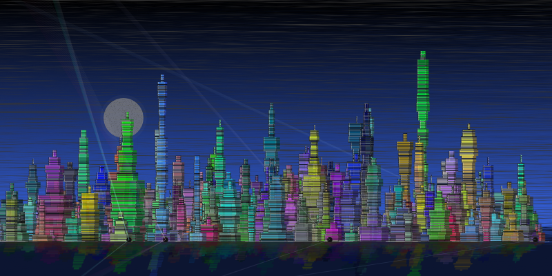 Fictional Cityscapes #55 static token preview