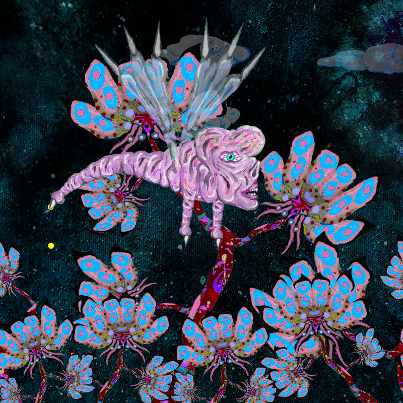 Fireflies and Flower Gardens #116 static NFT preview