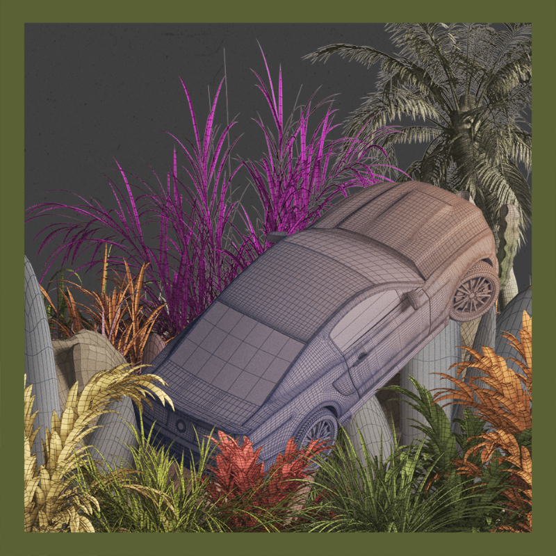 3dart #Surreal_forest #33 static NFT preview