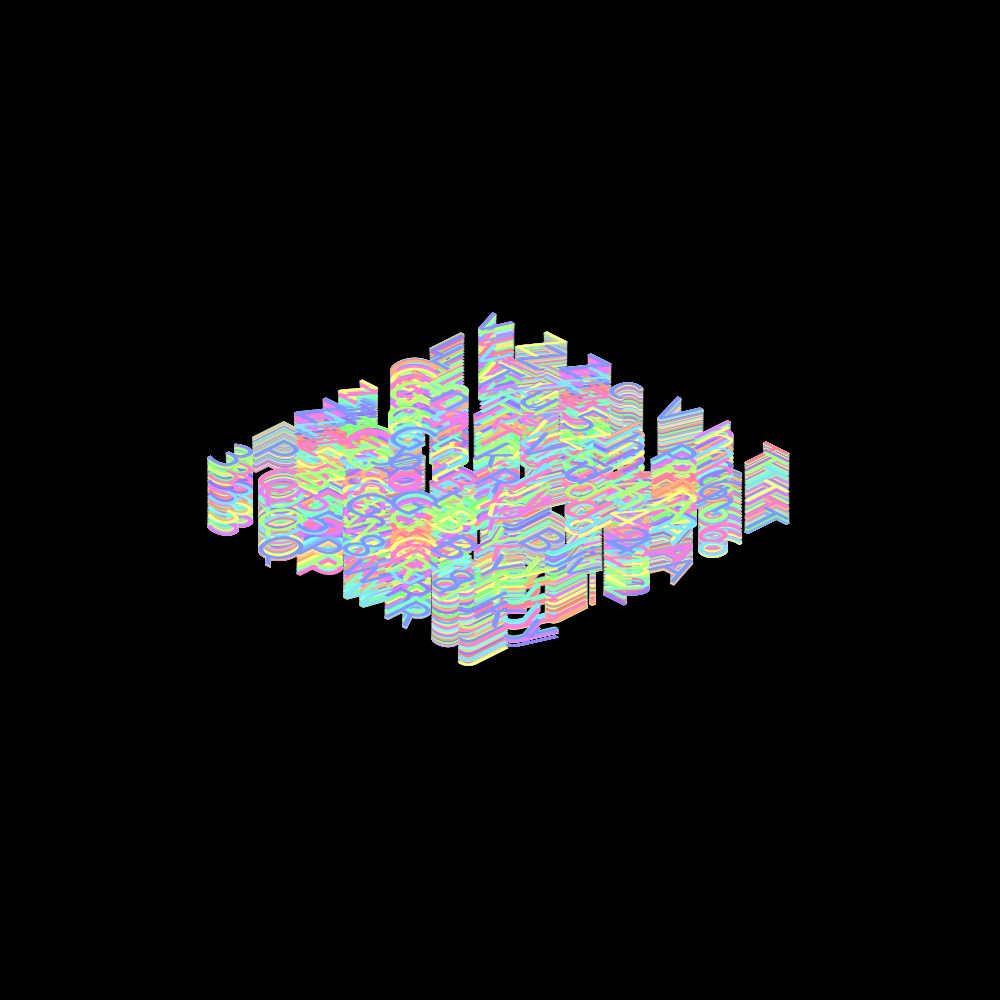 ISCII Rainbow Redux #29 static token preview