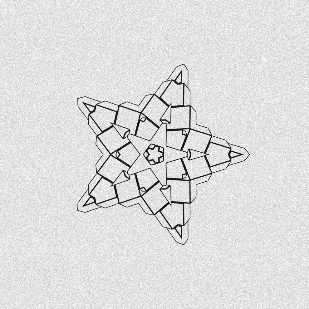 Monochrome Kaleido #100 static token preview