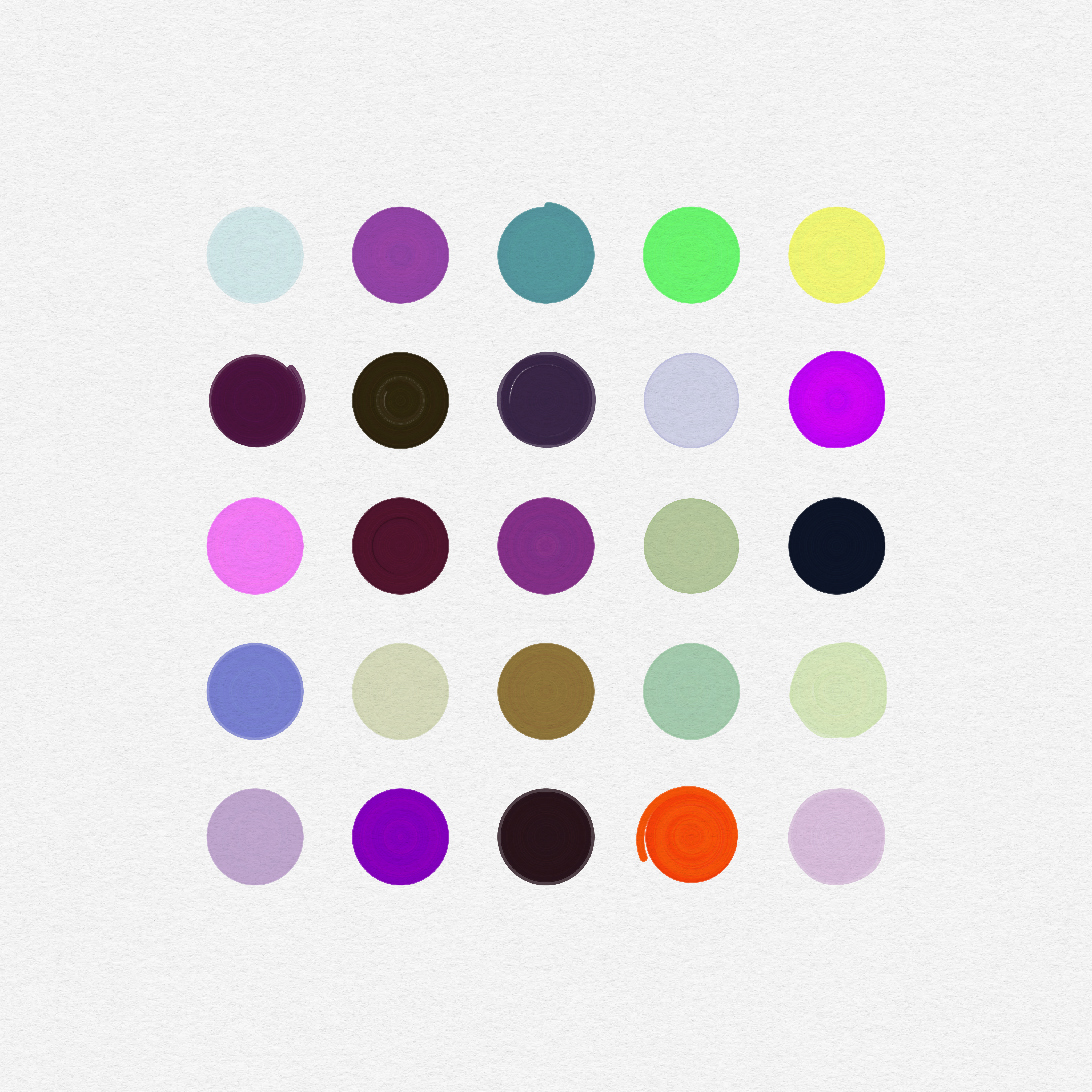 M'Fing Dots on a M'Fing Grid #100 static NFT preview