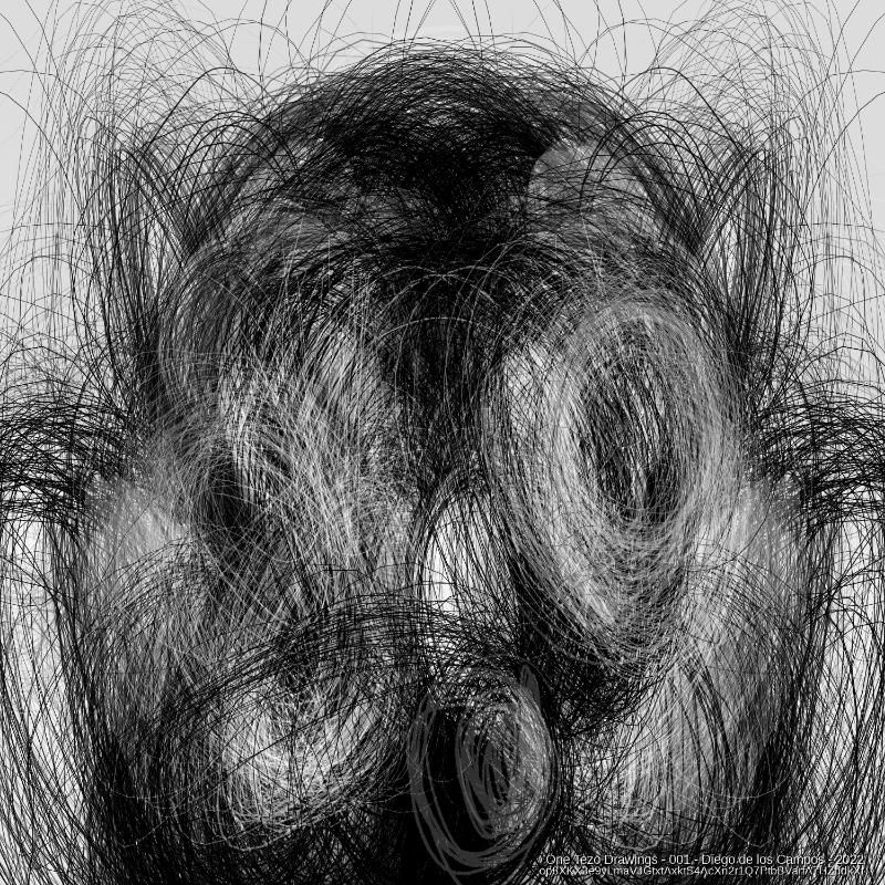 One Tezo Drawings #18 static token preview