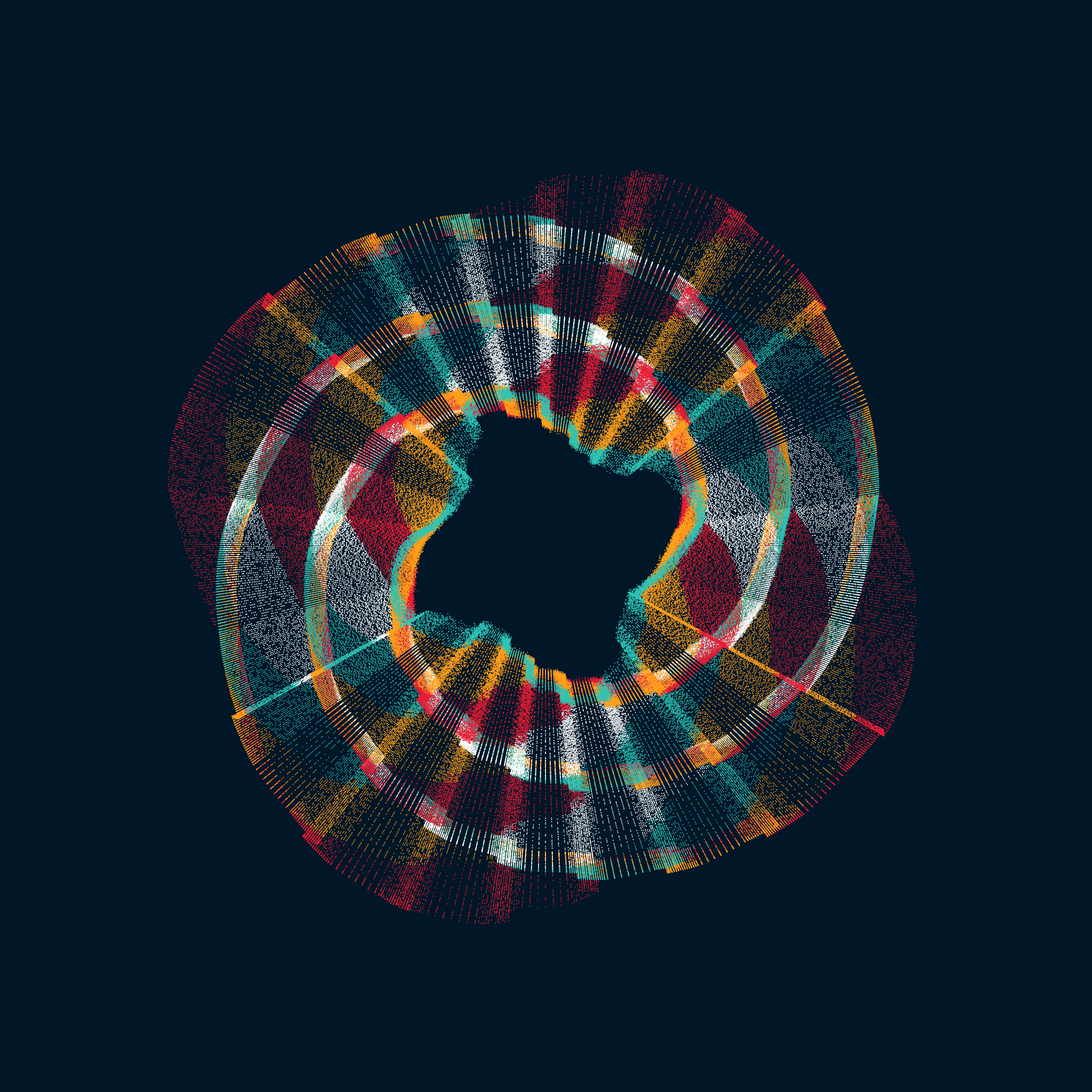 CIRCULAR MURMURATIONS #41 static NFT preview