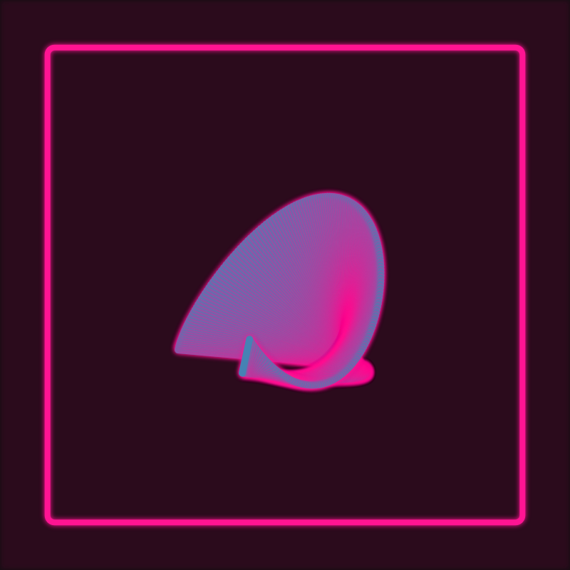 The Future Rerun - Neon Slug #74 static NFT preview