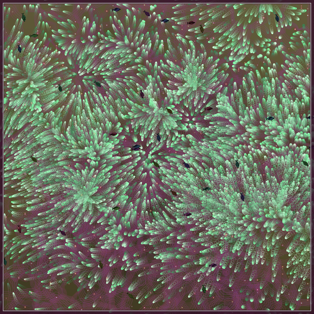 Tezbloom in ocean #76 static NFT preview