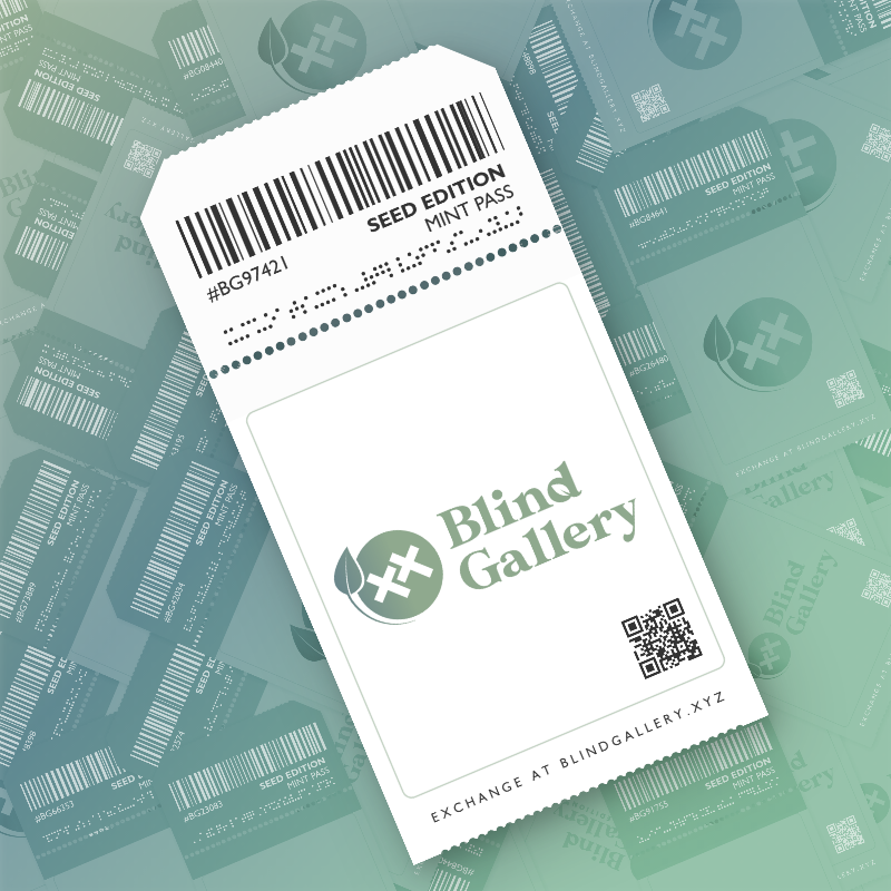 Blind Gallery Mint Pass (Seed Edition) #318 static NFT preview
