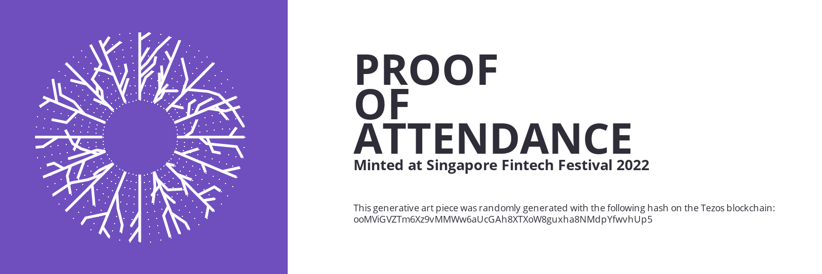 SFF2022 Proof of Attendance Token #742 static token preview