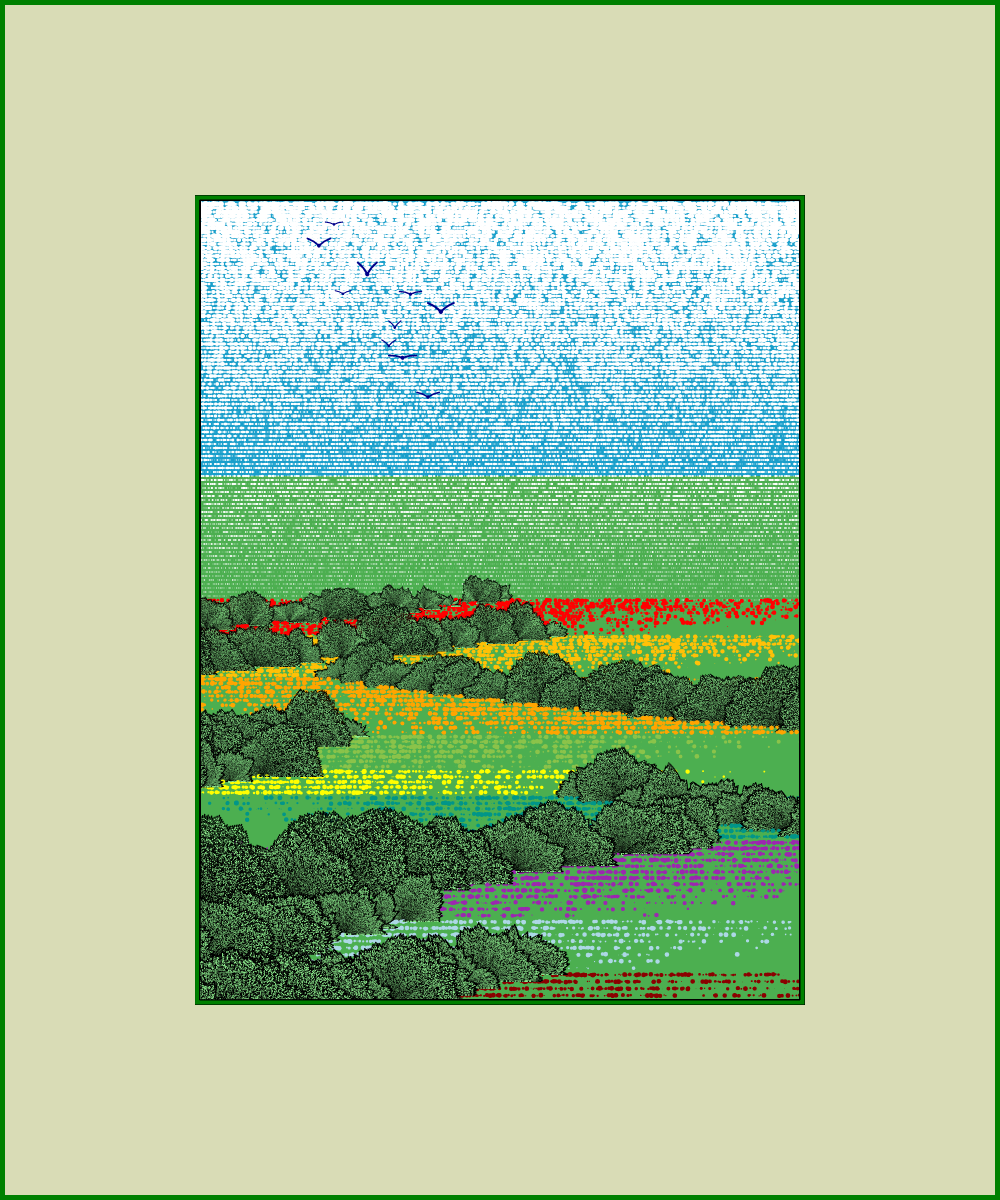 Fields of flowers #31 static token preview