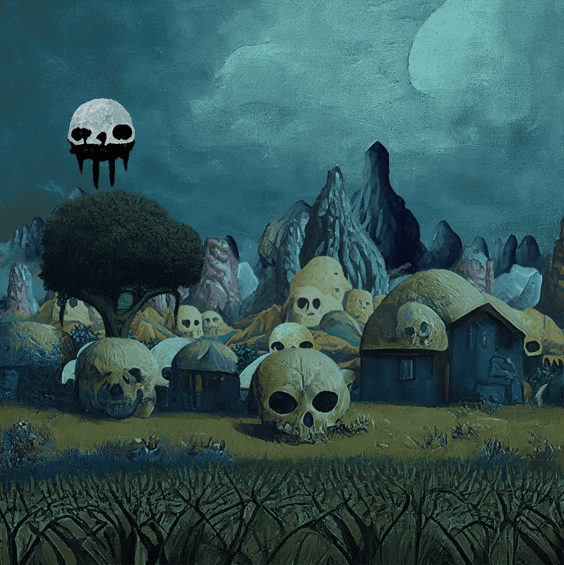 Skull Village #16 static token preview